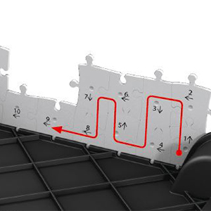 Ravensburger 3D Puzzle Volkswagen l'instruction